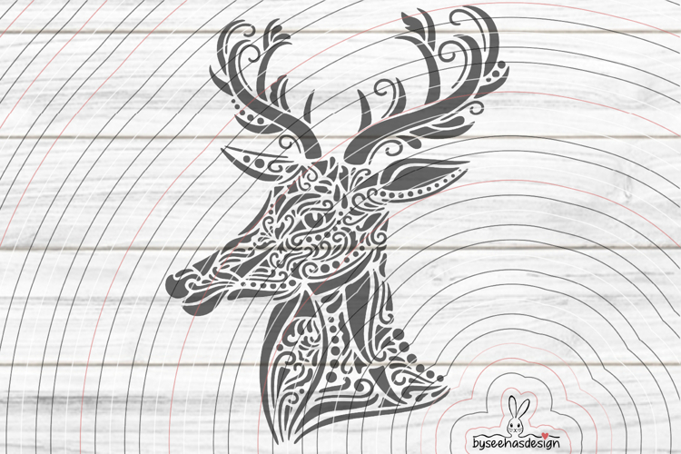 Deer Cutting file SVG DXF