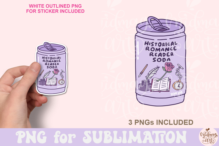 Historical Romance Reader Soda PNG