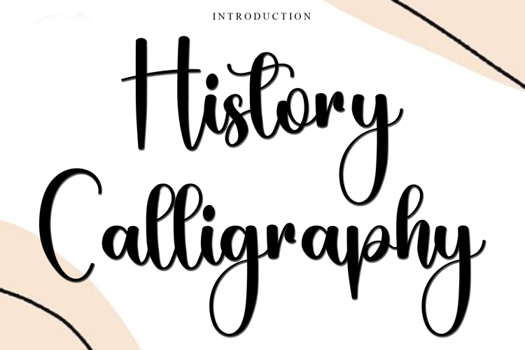 History Calligraphy