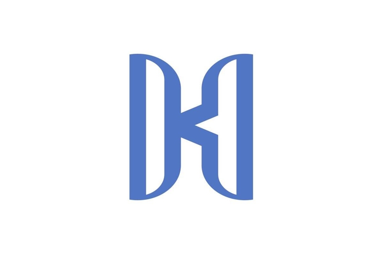 HK KH logo design