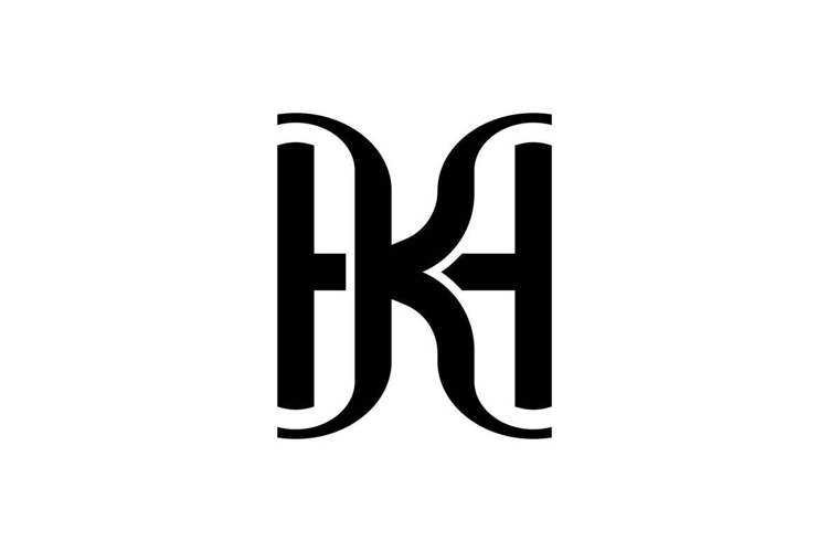 HK KH logo design