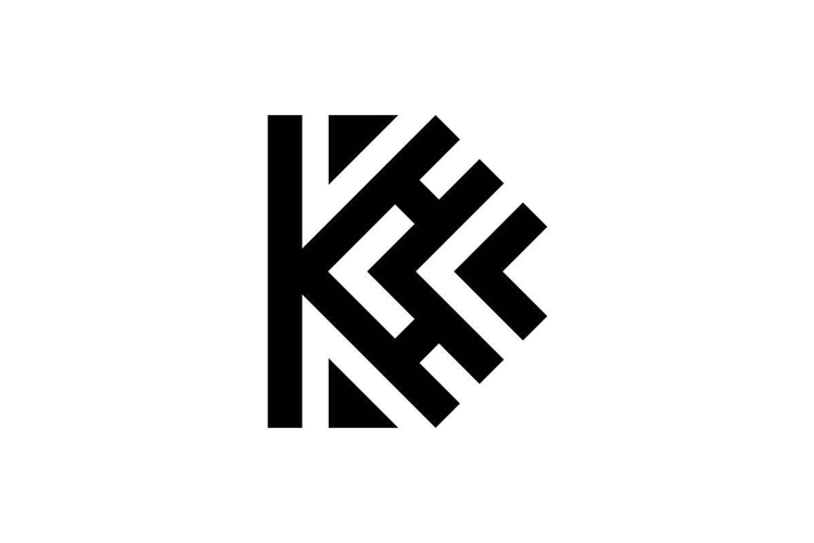 HK KH logo design