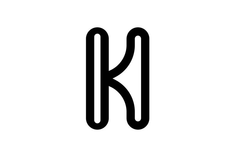 HK KH logo design