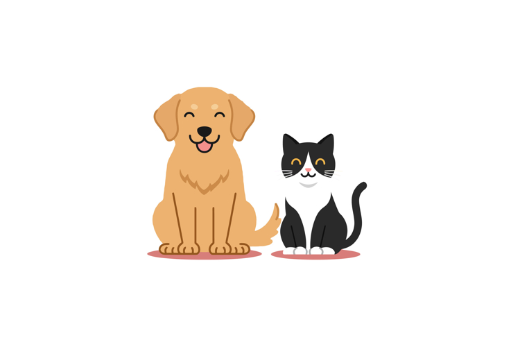 Cat Clipart Black And White Image 24