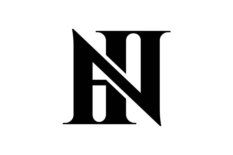HN NH logo design