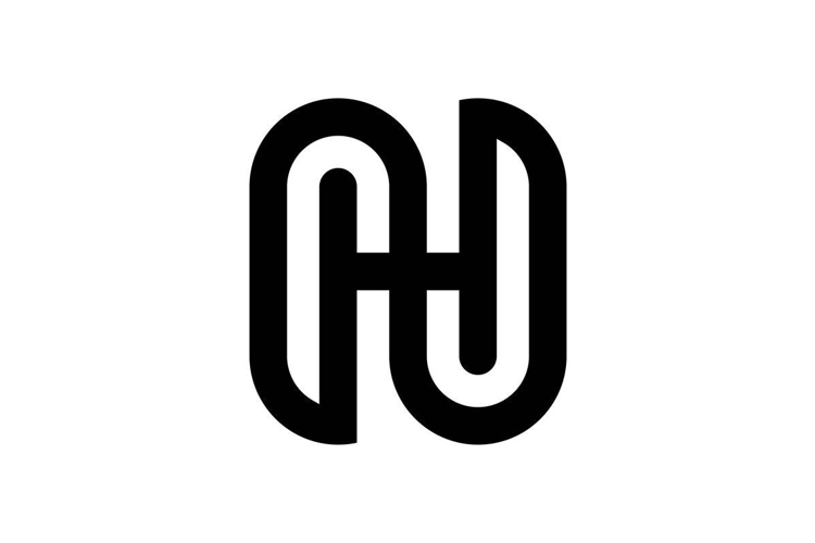 HN NH logo design