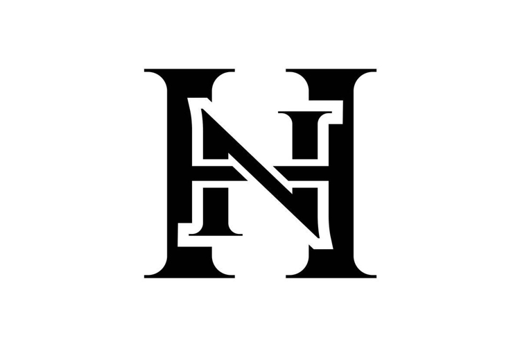 HN NH logo design