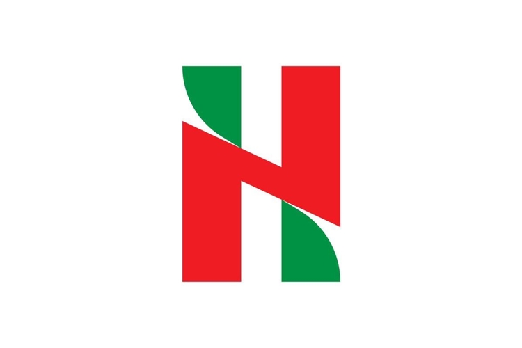 HN NH logo design