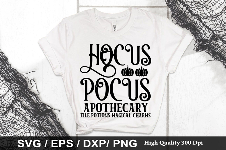 Hocus pocus apothecary SVG - Halloween Design