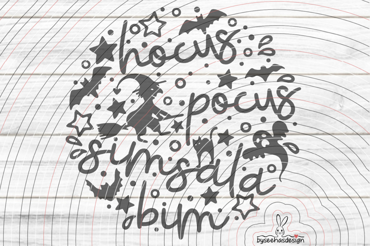 Hocus Pocus Cutting file SVG DXF