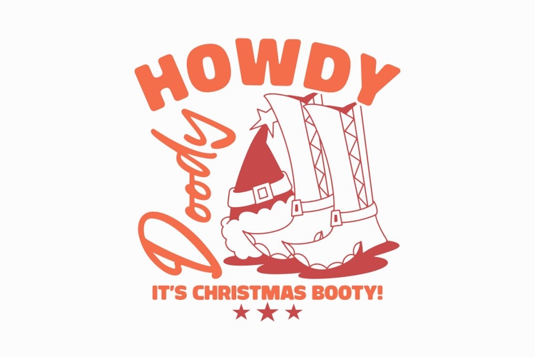 Howdy Doody Its Christmas Booty T-shirt Funny