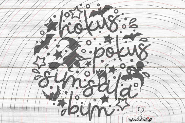 Hokus Pokus Cutting file SVG DXF