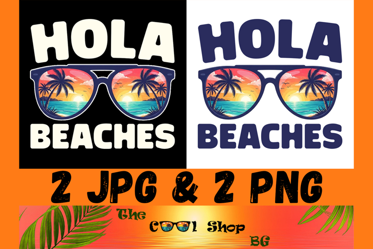Hola Beaches Png, Vacation Png, Beach Png, Summer Png