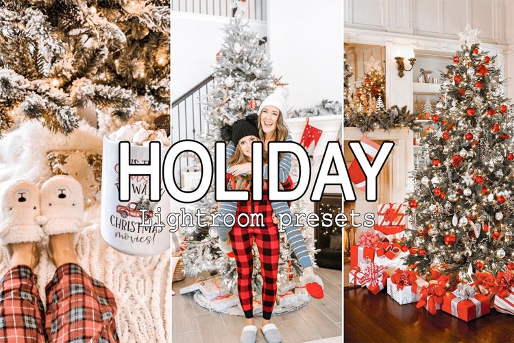 6 Holiday Lightroom presets, Home, Family, Christmas presets example image 1