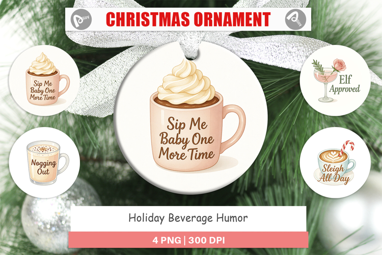 Ornament Holiday Beverage Quotes
