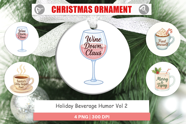 Ornament Holiday Beverage Quotes