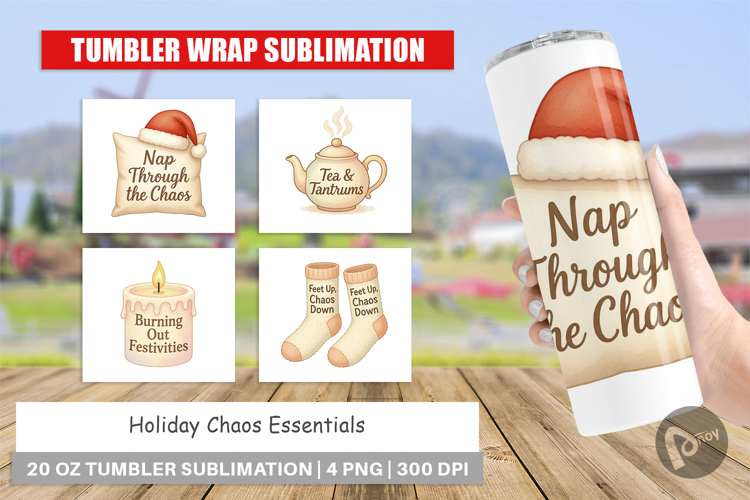 Christmas Tumbler Wrap Image 18