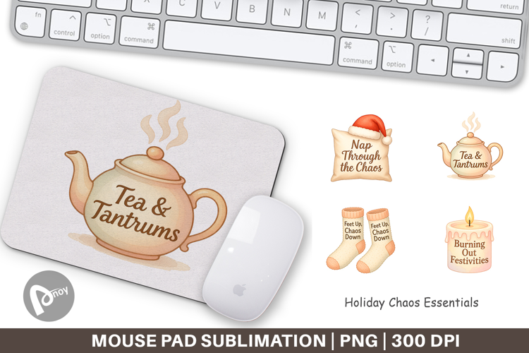 Mouse Pad Holiday Chaos Quotes