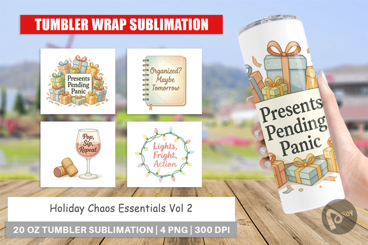Christmas Tumbler Wrap Image 14