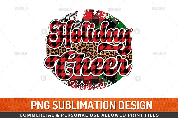 Holiday Cheer Sublimation Design PNG