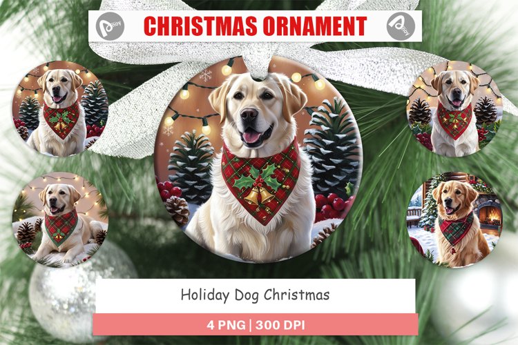 Christmas Ornaments Holiday Dog Christmas