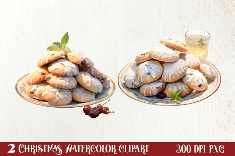 Holiday Food Sublimation Clipart, Holiday Food Clipart