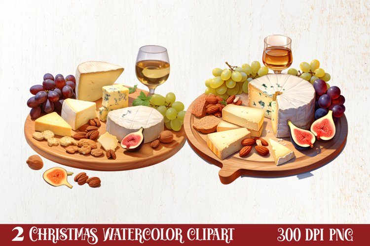 Holiday Food Sublimation Clipart, Holiday Food Clipart