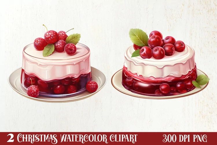Holiday Food Sublimation Clipart, Holiday Food Clipart