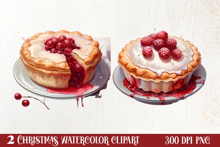 Holiday Food Sublimation Clipart, Holiday Food Clipart