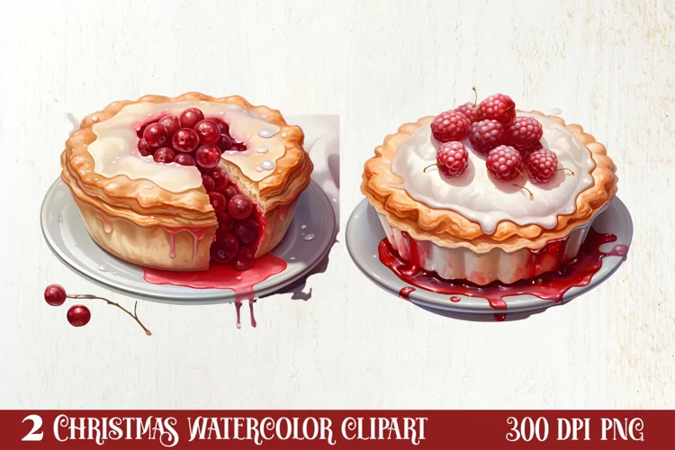 Holiday Food Sublimation Clipart, Holiday Food Clipart