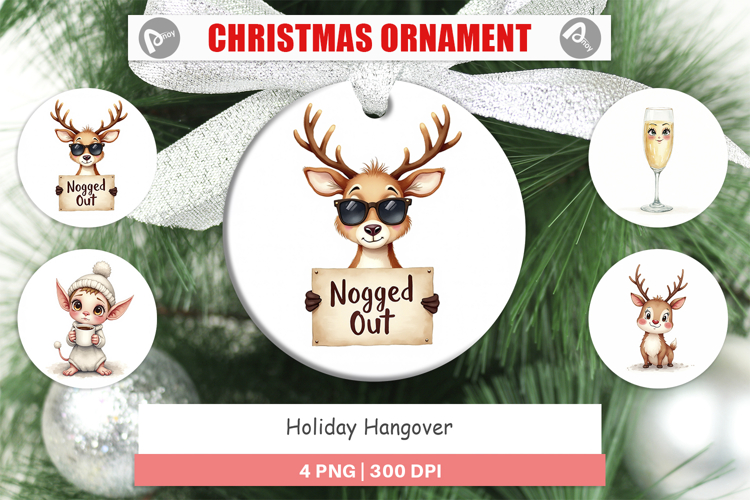 Christmas Ornament Clipart Image 12