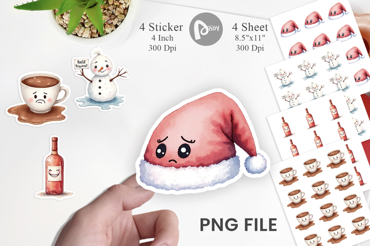 Christmas Watercolor Clipart