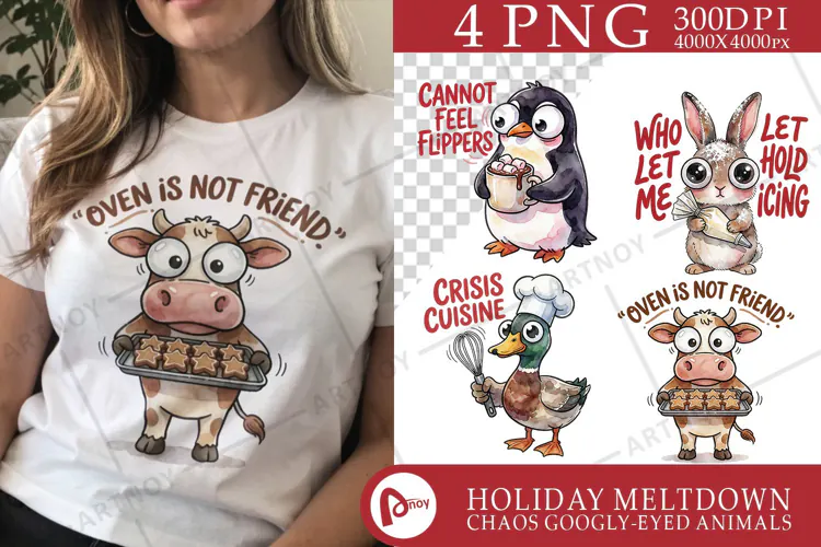 Holiday Kitchen & Cookie Chaos Sublimation