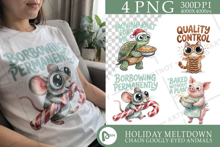 Holiday Kitchen & Cookie Chaos Sublimation