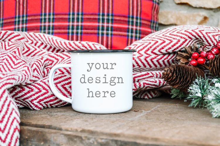 Enamel Coffee Camping Mug Add SVG Sublimation Clipart Design