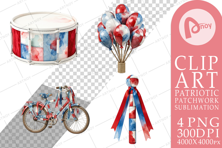 Holiday Parade Patchwork Sublimation