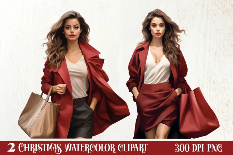 Holiday Shopping Clipart Sublimation, Christmas Shopping PNG