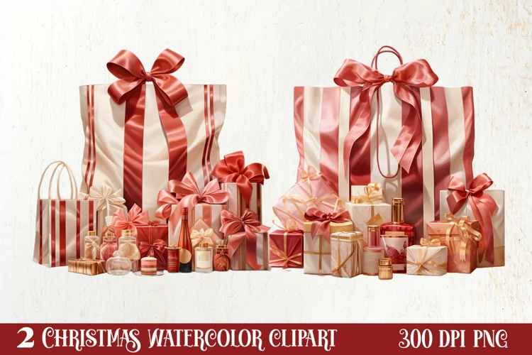 Holiday Shopping Clipart Sublimation, Christmas Shopping PNG