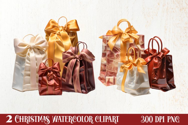Christmas Shopping Clipart Image 13