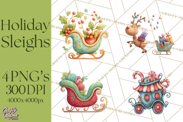 Cute Reindeer Clipart Image 17