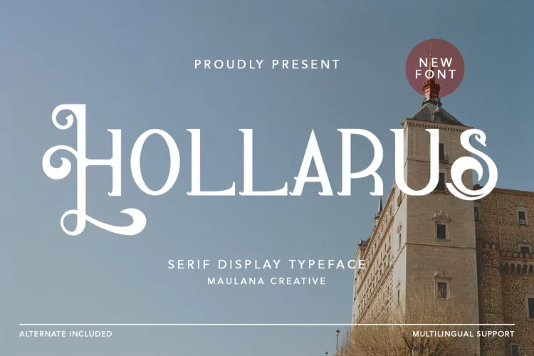 Hollarus Serif Display Typeface
