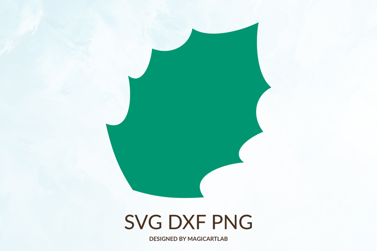 Holly Leaf Svg