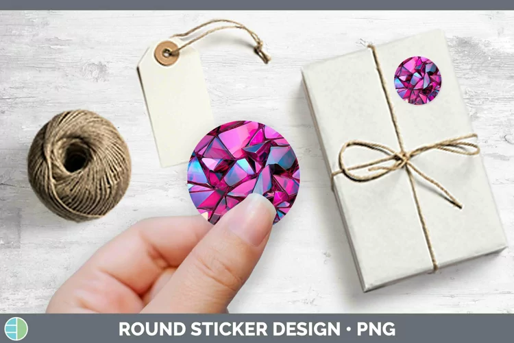 Holographic Berry Stickers | Round Labels Designs