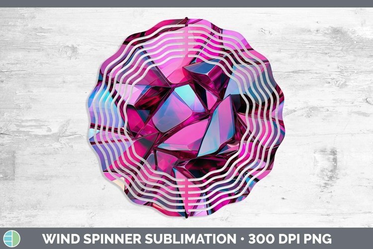 GorgeousHolographic Wind Spinner design.