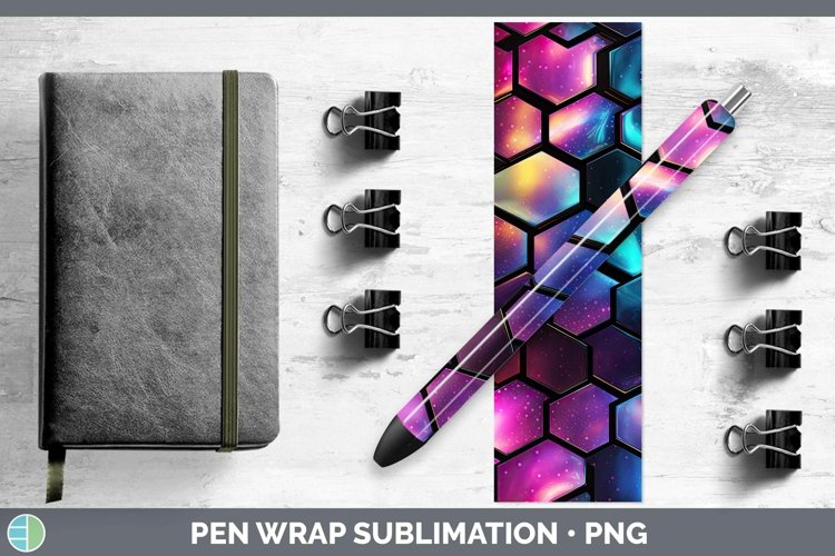GorgeousHolographic Pen Wrap design.