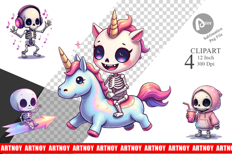 Skeletons Clipart Image 24