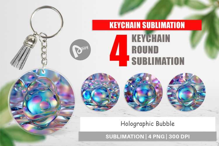 Keychain Holographic Bubble
