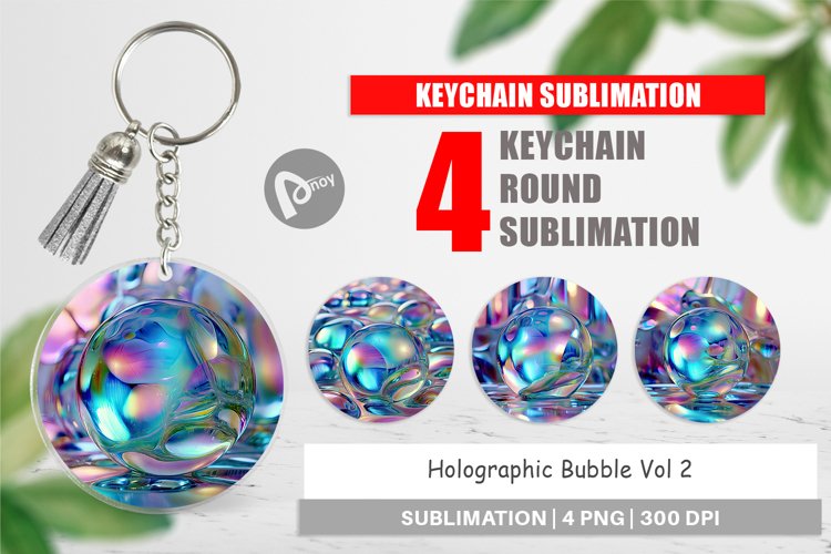 Keychain Holographic Bubble