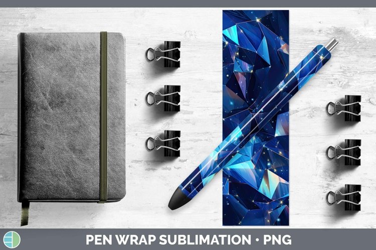 GorgeousHolographic Pen Wrap design.