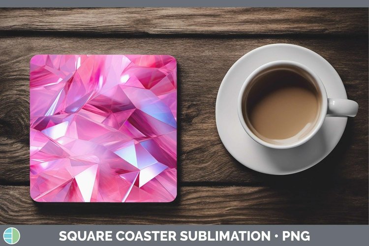 GorgeousHolographic Square Coaster design.